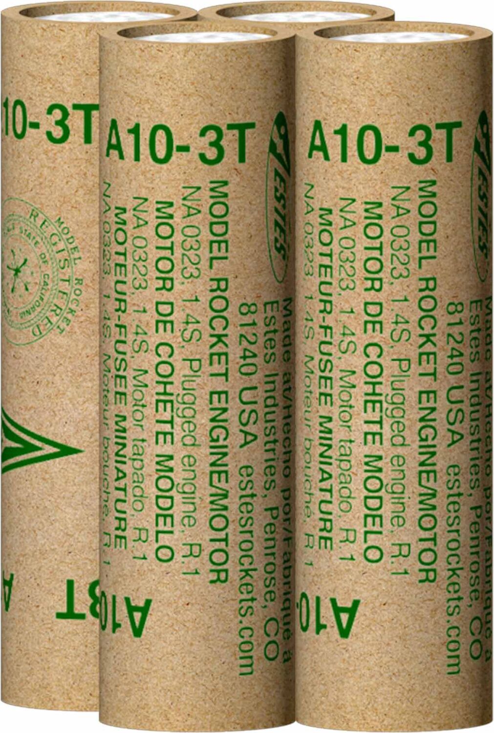 A10-3T 13mm Model Rocket Engines (4)