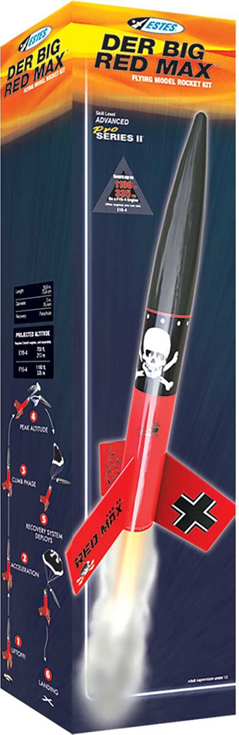 Advanced Der Big Red Max Model Rocket Kit