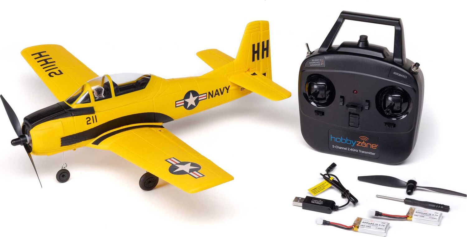 T-28 Trojan 450mm RTF with SAFE (2 Flight Batteries Included)