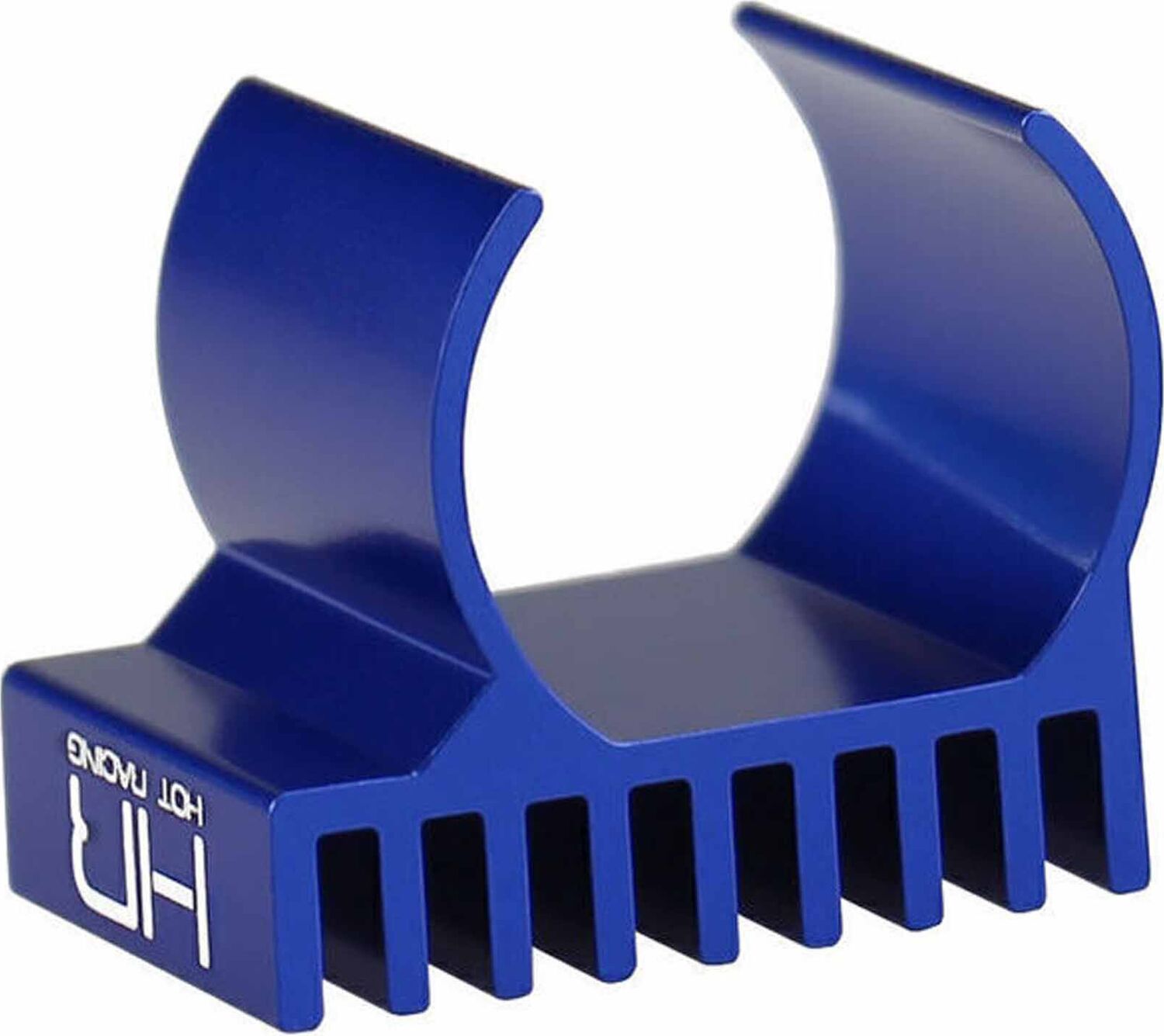 Aluminum 9-Fin Motor Heat Sink, Blue, 1/30 Axial SCX30