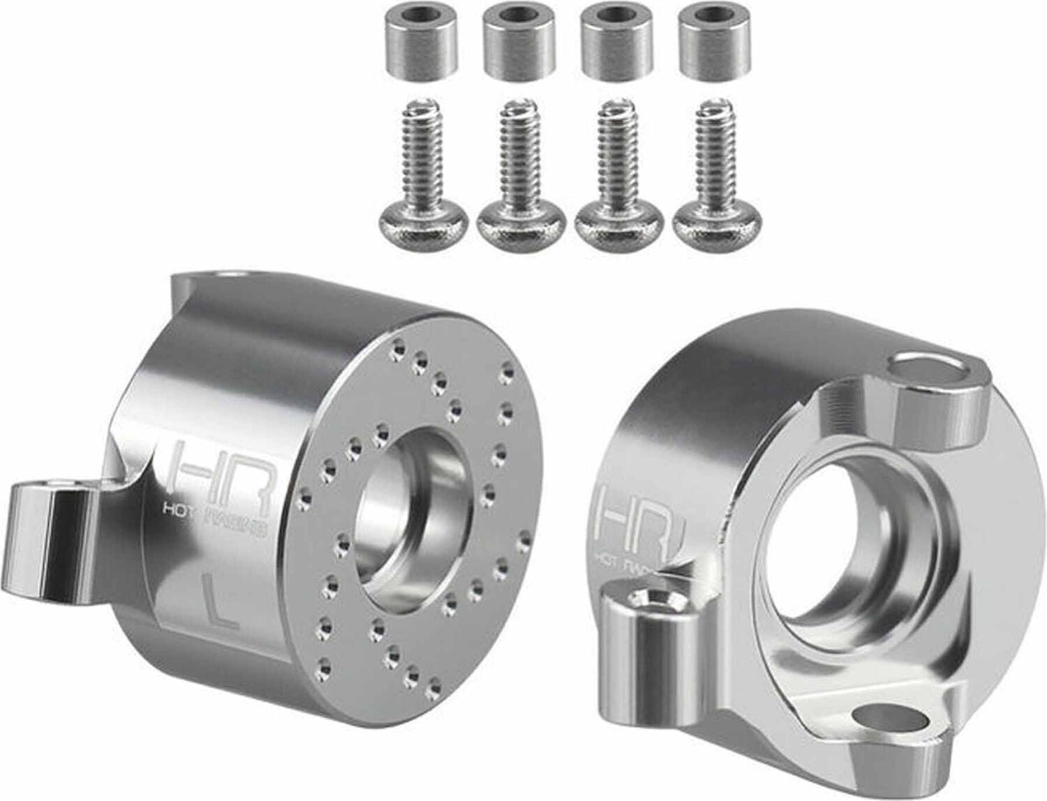 Aluminum Front Steering Knuckle Set, 1/30 Axial SCX30