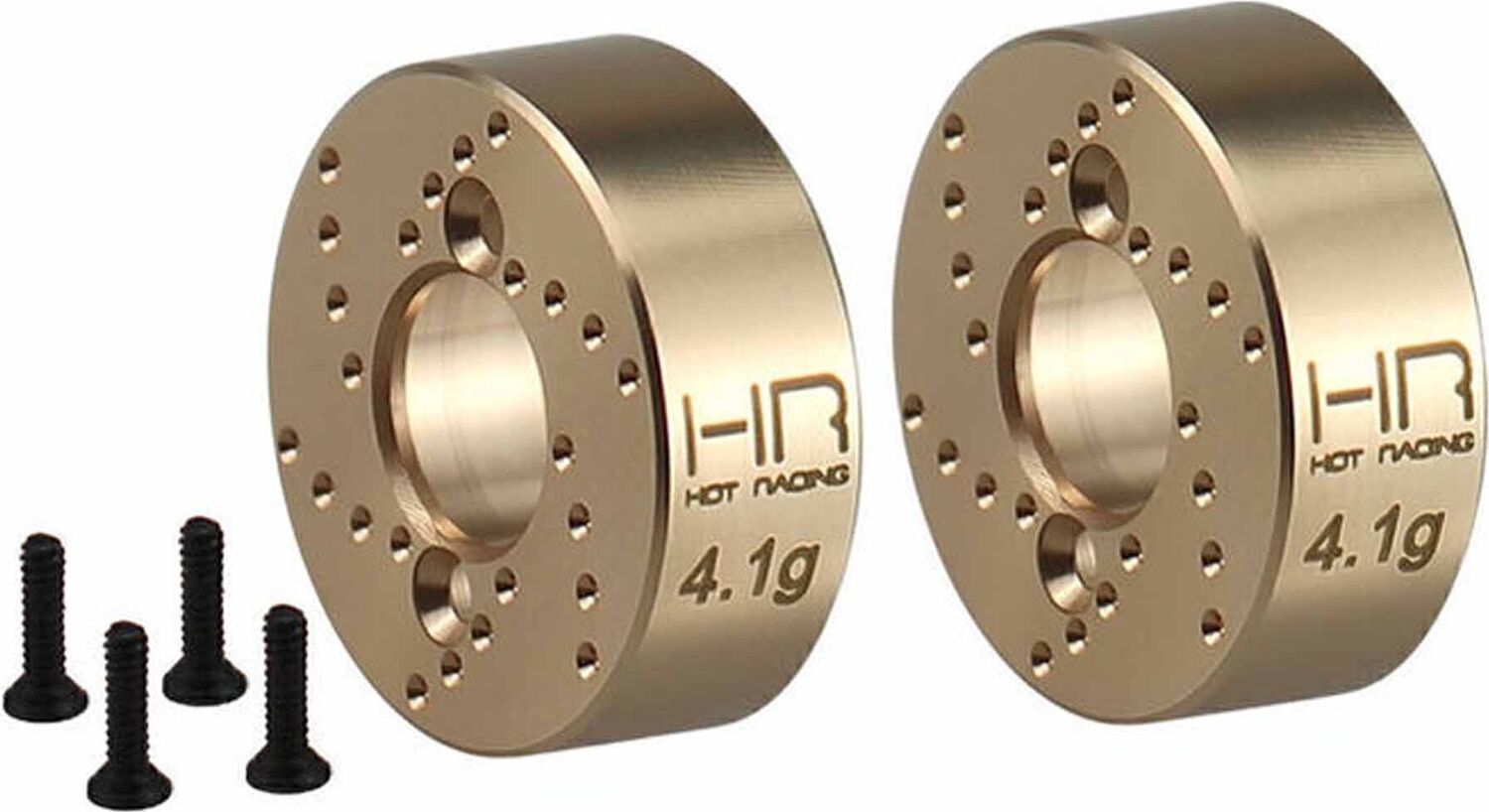 Brass 4.1g Rear Hubs, 1/30 Axial SCX30