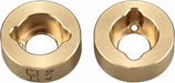 Brass 4.1g Rear Hubs, 1/30 Axial SCX30