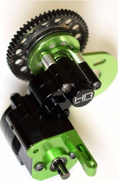 All Metal Transmission (Gearbox) Assembly, 1/10 Axial Wraith