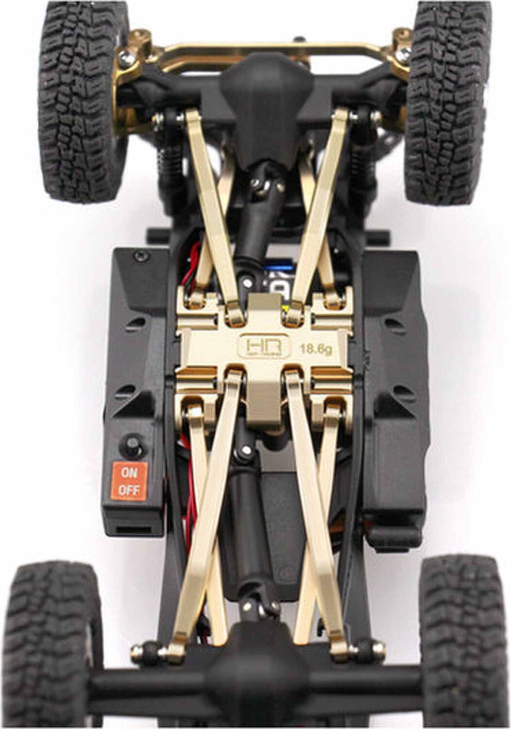 Brass Center Gear Box Mount, 1/30 Axial SCX30