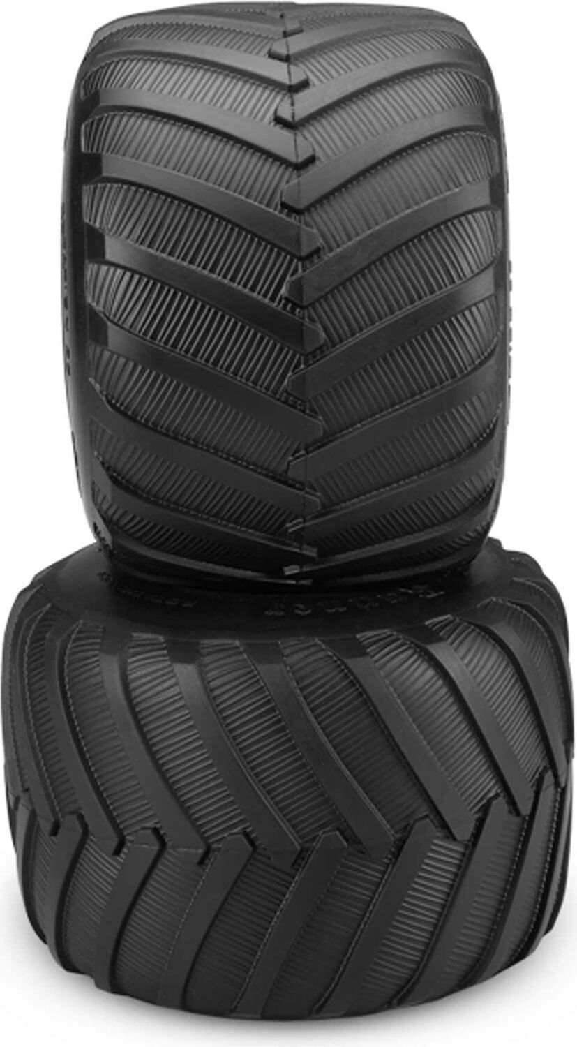 1/10 Firestorm Runner 2.6” Monster Truck Tires with Inserts, Blue Compound (2)
