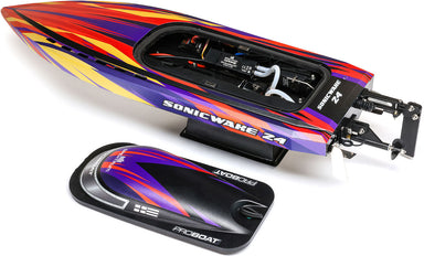 Sonicwake 24" Self-Righting Brushless Deep-V RTR (Battery & Charger Included), Red