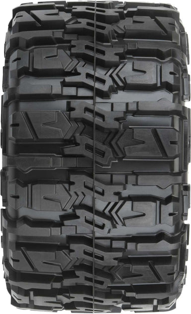 1/10 Trencher HP BELTED F/R 2.8" MT Tires Mounted 12mm Blk Raid (2)