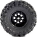 1/30 Baja Pro X Front/Rear Mounted Chrome Beast Tires (4): Axial SCX30