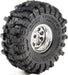 1/30 Baja Pro X Front/Rear Mounted Chrome Beast Tires (4): Axial SCX30