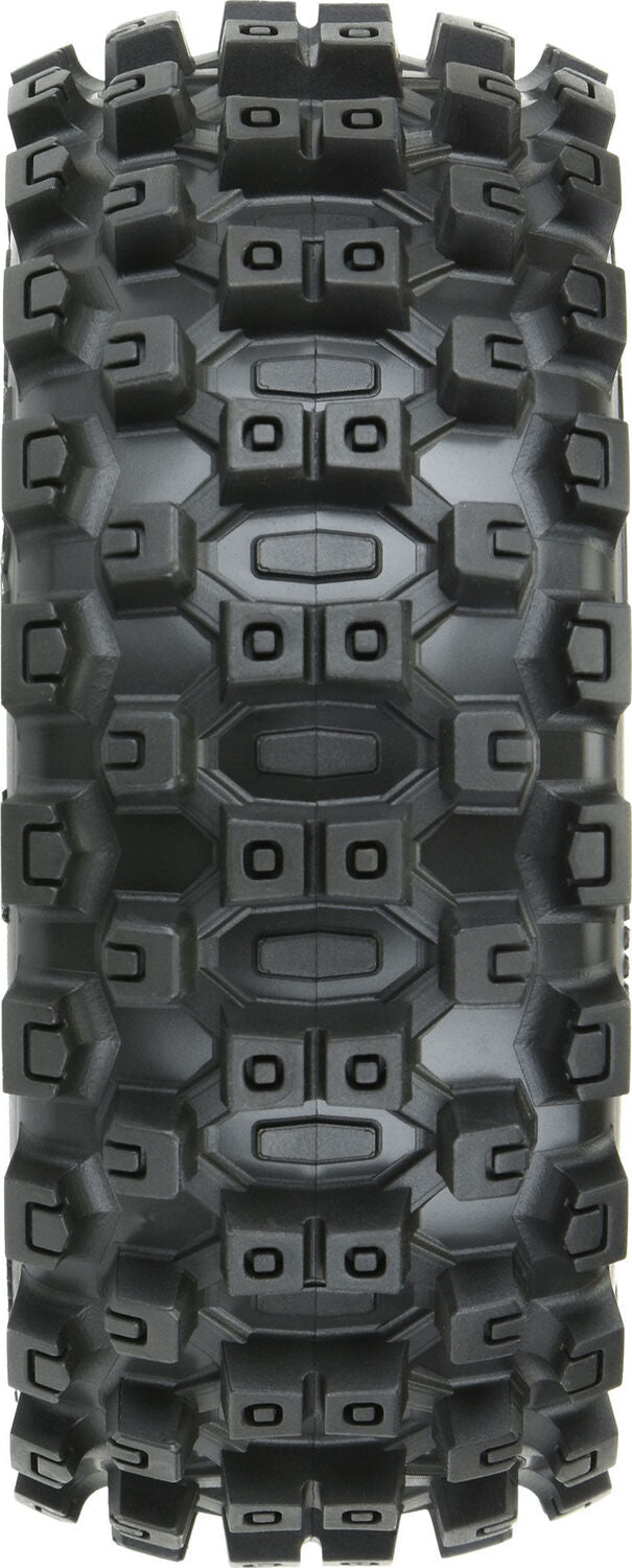 1/8 Badlands MX M2 F/R Buggy Tires Mounted 17mm Black Mach 10 (2)