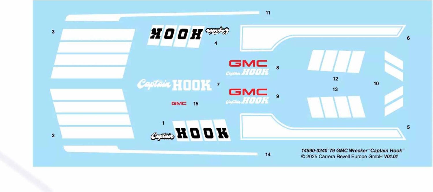 1/25 Captain Hook 1979 GMC Wrecker Model Kit
