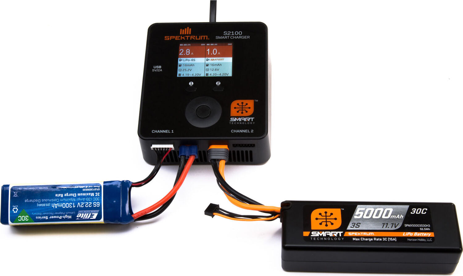 11.1V 2200mAh 3S 30C Smart LiPo Battery: IC3