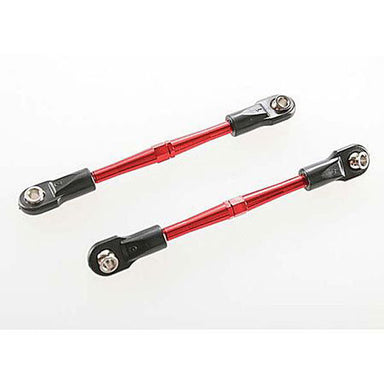 Aluminum Turnbckle Toe Link 59mm, Red (2): RU, SLH