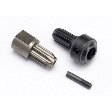 Center Drive Hub, R(1)/FR (1): Slash 4x4