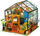DIY Dollhouse Miniature House Kit - Cathy's Flower House