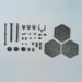 Black Action Base 4 Display Stand for 1/100 Scale Models
