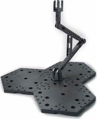 Black Action Base 4 Display Stand for 1/100 Scale Models