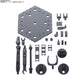Black Action Base 5 Display Stand for 1/144 Scale Models