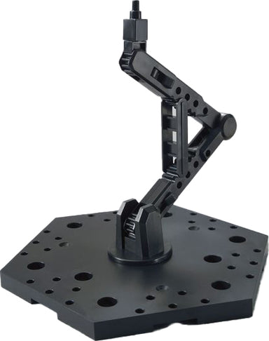 Black Action Base 5 Display Stand for 1/144 Scale Models