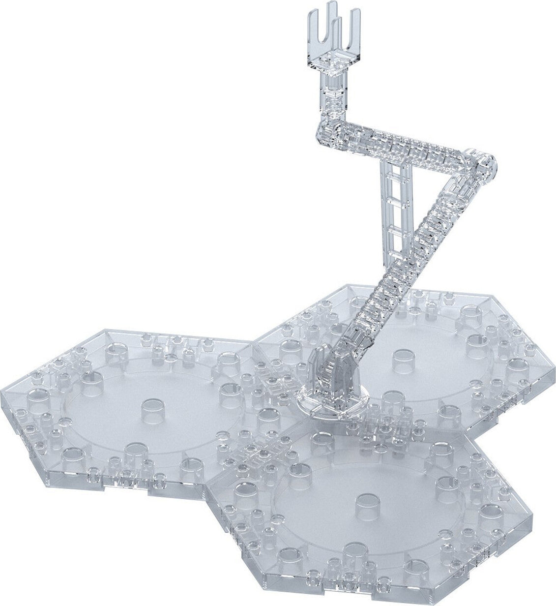 Clear Action Base 4 Display Stand for 1/100 Scale Models