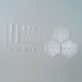Clear Action Base 4 Display Stand for 1/100 Scale Models