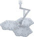 Clear Action Base 4 Display Stand for 1/100 Scale Models