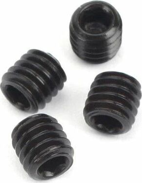 4mm x 6 Socket Set Screws (4/pkg)