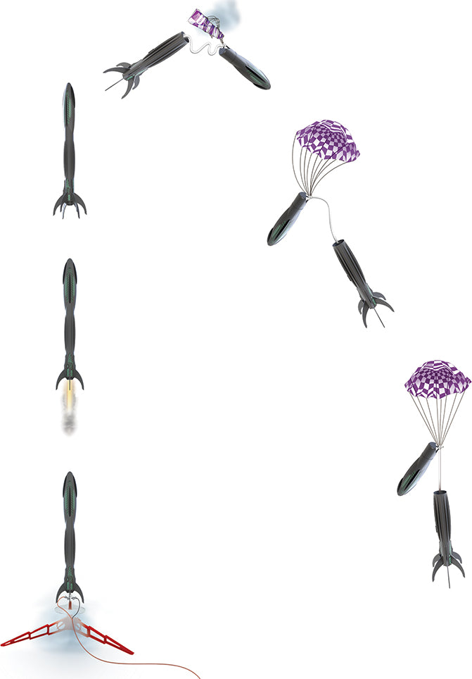 Space Corps Vesta Intruder, Rocket Kit, Advanced