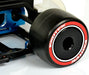F1 1/10 Rubber Tires, Rear 28X (Super Soft), 1 pair w/ Foams