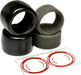 F1 1/10 Rubber Tires, Rear 28X (Super Soft), 1 pair w/ Foams