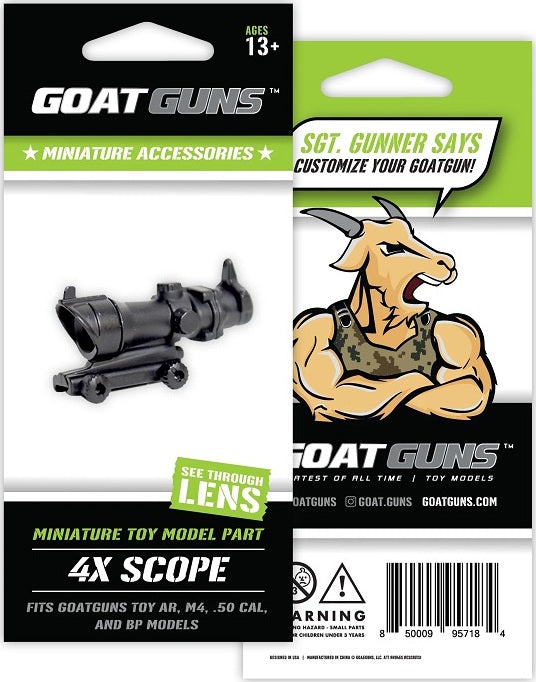 Mini 4X Scope, Fits AR-15 and Bullpup Models