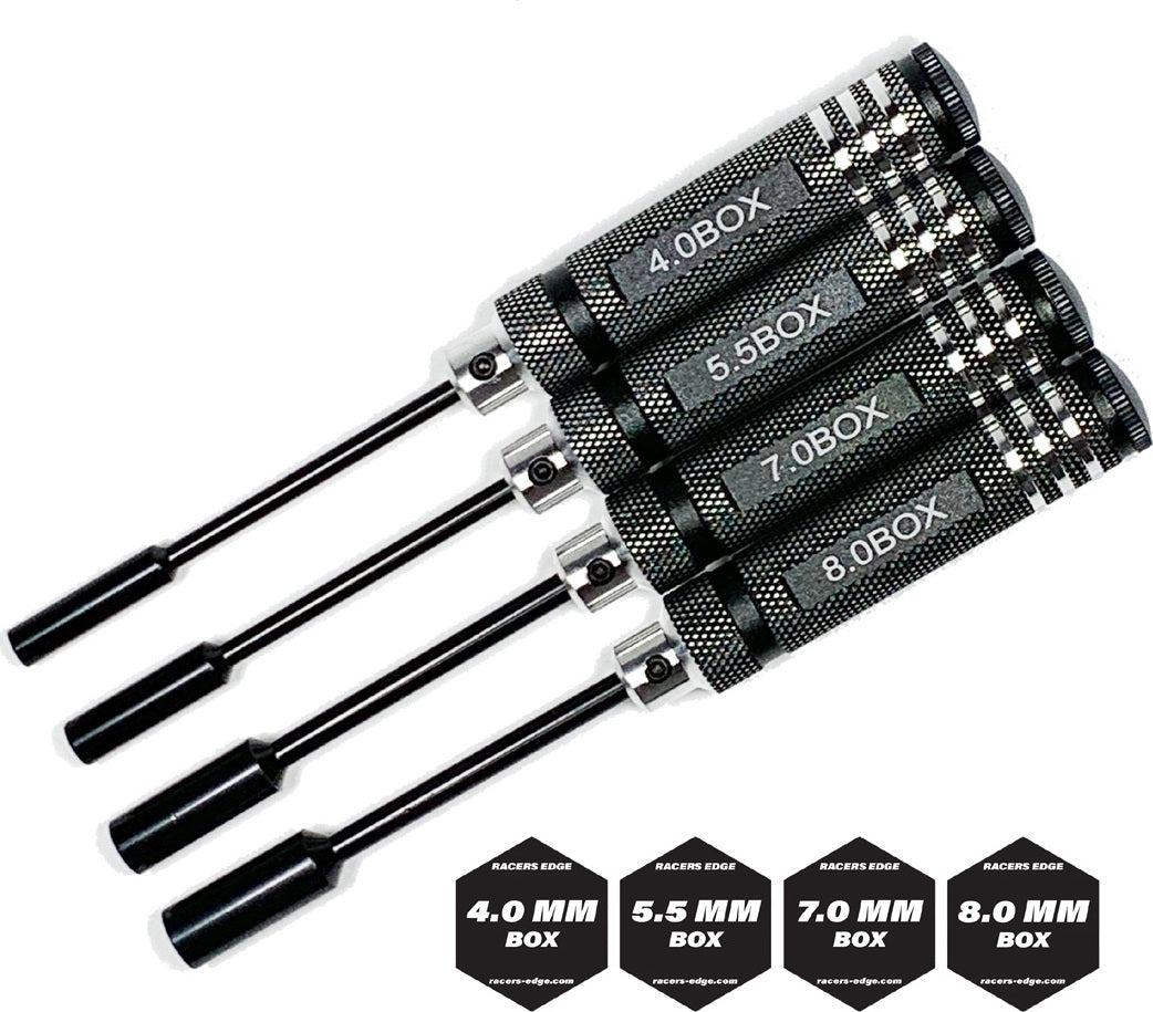 Metric Nut Driver Set w/ Black Handles (4pc)