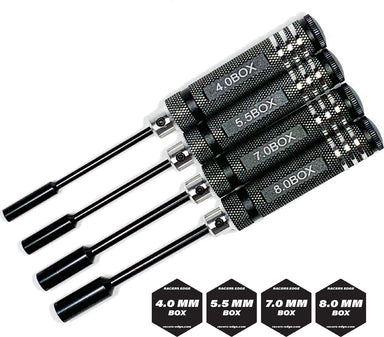 Metric Nut Driver Set w/ Black Handles (4pc)