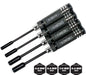 Metric Nut Driver Set w/ Black Handles (4pc)