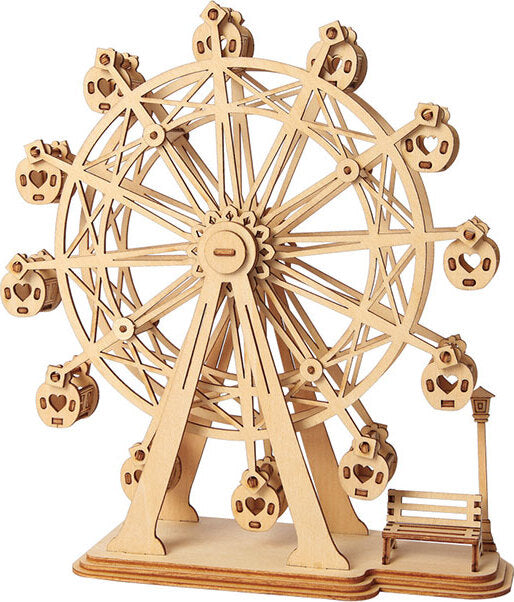 Classic 3D Wood Puzzles; Ferris Wheel