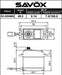 Standard Digital Servo 0.14sec / 100oz @ 6V