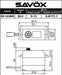 Waterproof Standard Digital Servo 0.13sec/111.1oz @ 7.4V
