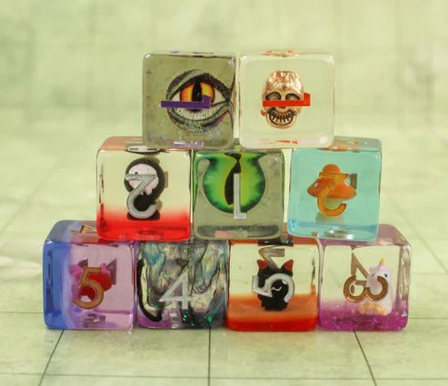 A-FILL Filled/Inclusion Mystery Dice Sets
