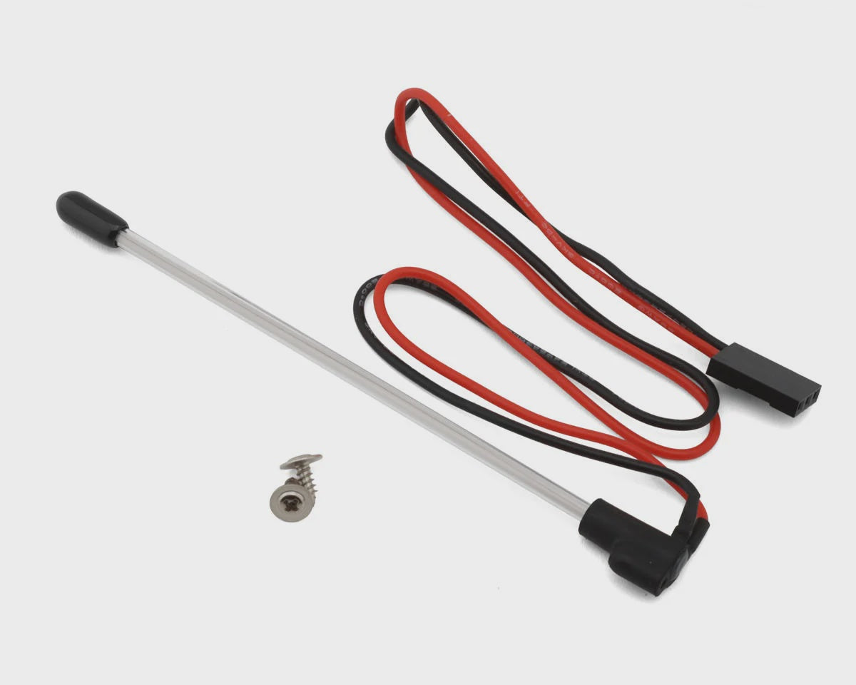 INJL43-BL Injora Micro Crawler LED Whip Light (Ice Blue) (Bottom Fixed)