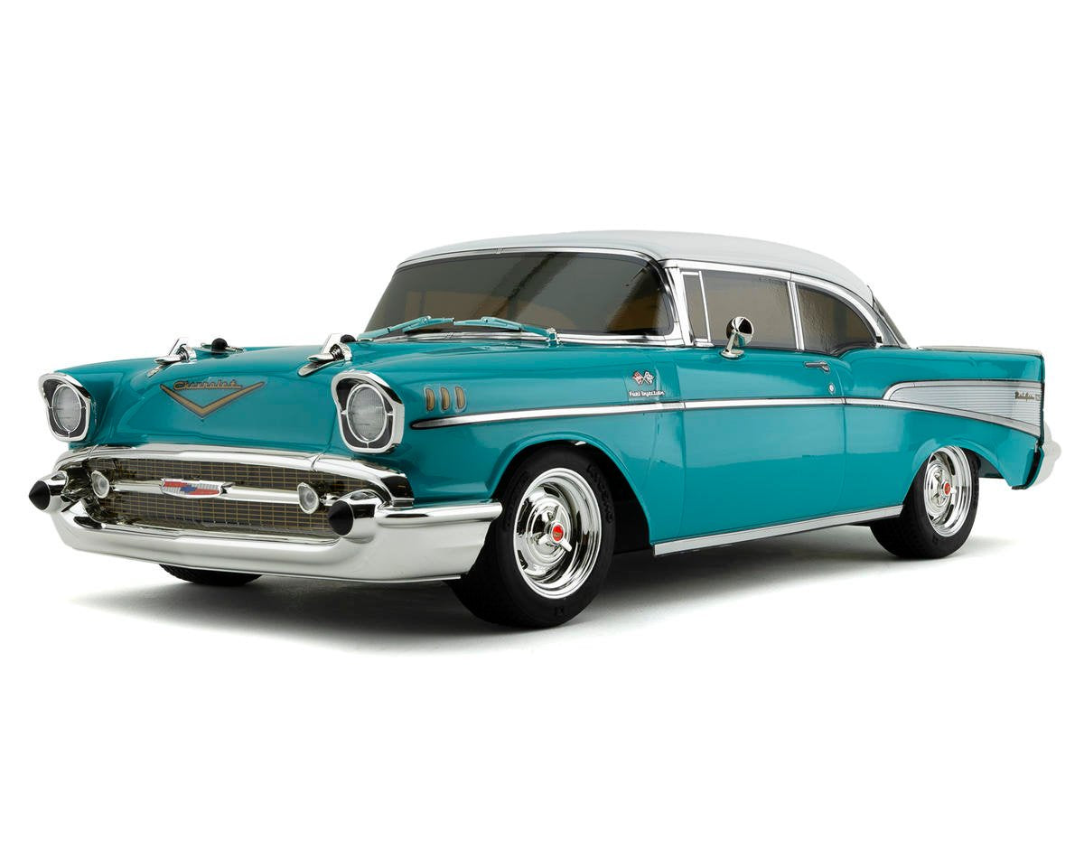 KYO34433T1C Kyosho EP Fazer Mk2 FZ02L 1957 Chevy Bel Air Coupe ReadySet 1/10 Touring Car (Turquoise) w/Syncro KT-231P+ 2.4GHz Radio