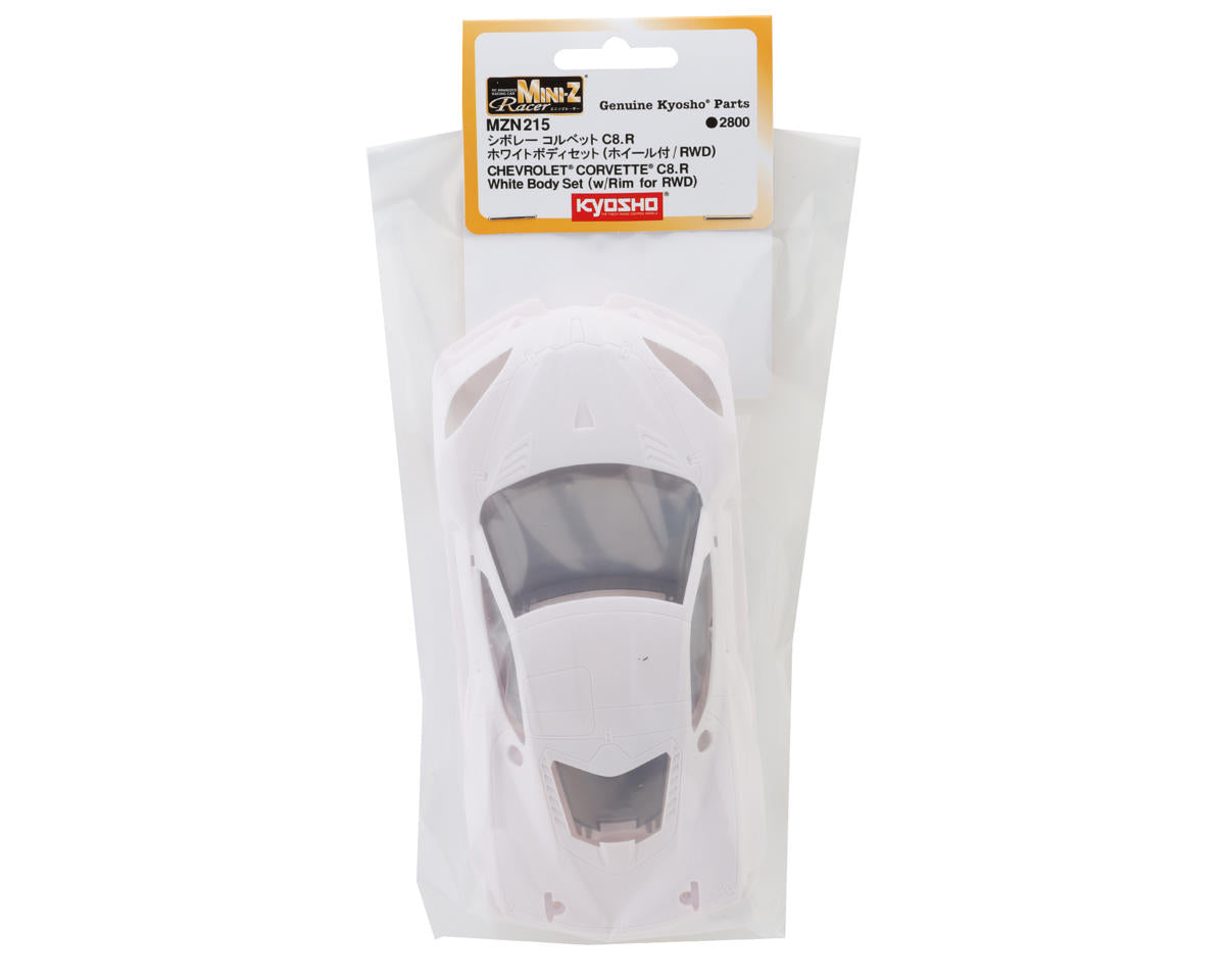 KYOMZN215 Kyosho Mini-Z Chevrolet Corvette C8.R Body (White)