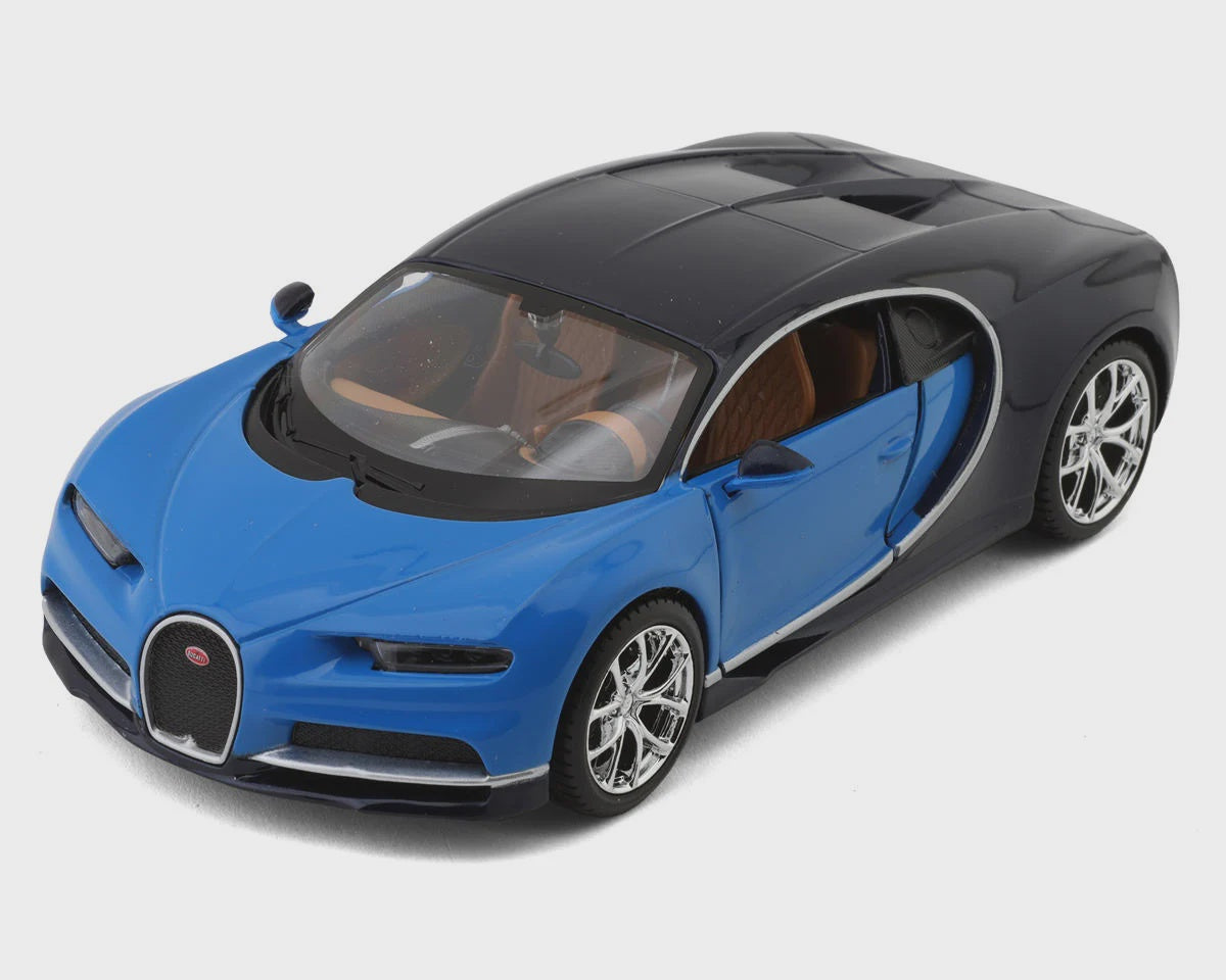 MAI31514 Maisto International Bugatti Chiron Special Edition 1/24 Diecast Model (Blue/Black)