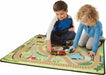 Round the Rails Train Rug