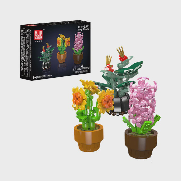 Mould King 24113 Mini Potted Flower Builds Building Set | 201 Pcs