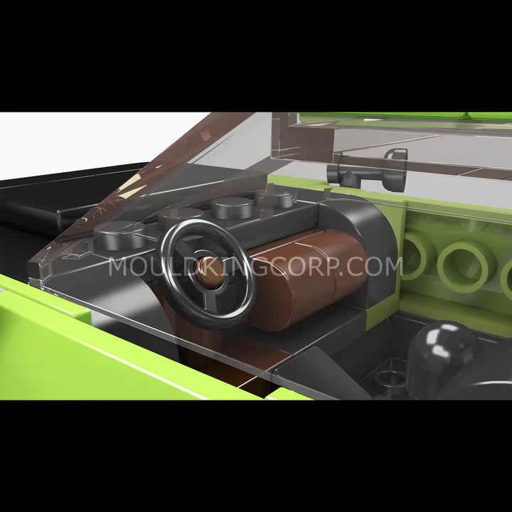 Mould King 27033S Eclipse GS Green Model Car Building Set | 390 PCS