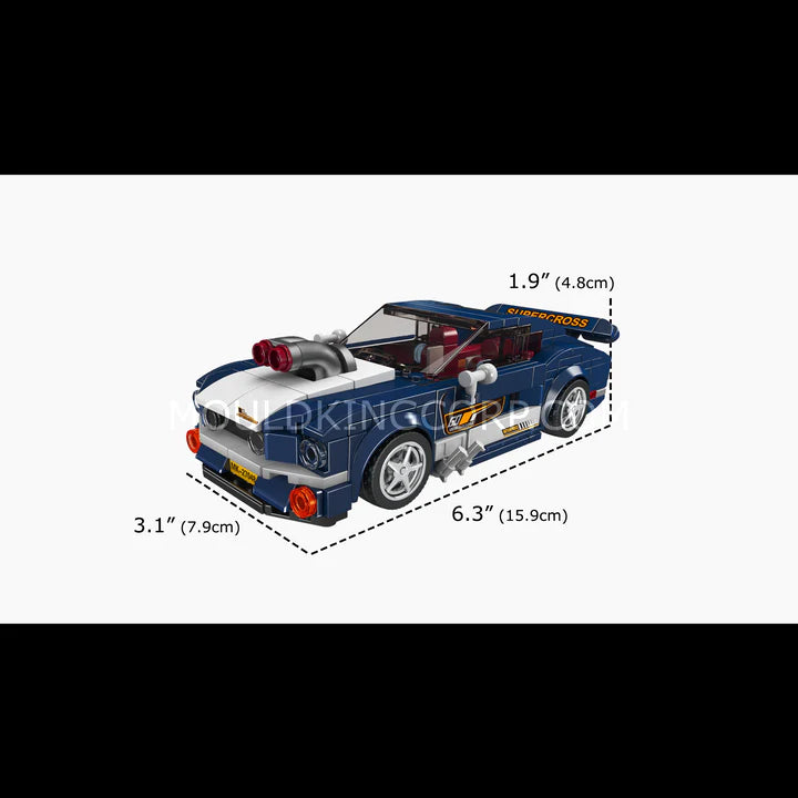 Mould King 27048 Mustang 1967 Car Model Building Set | 376 Pcs