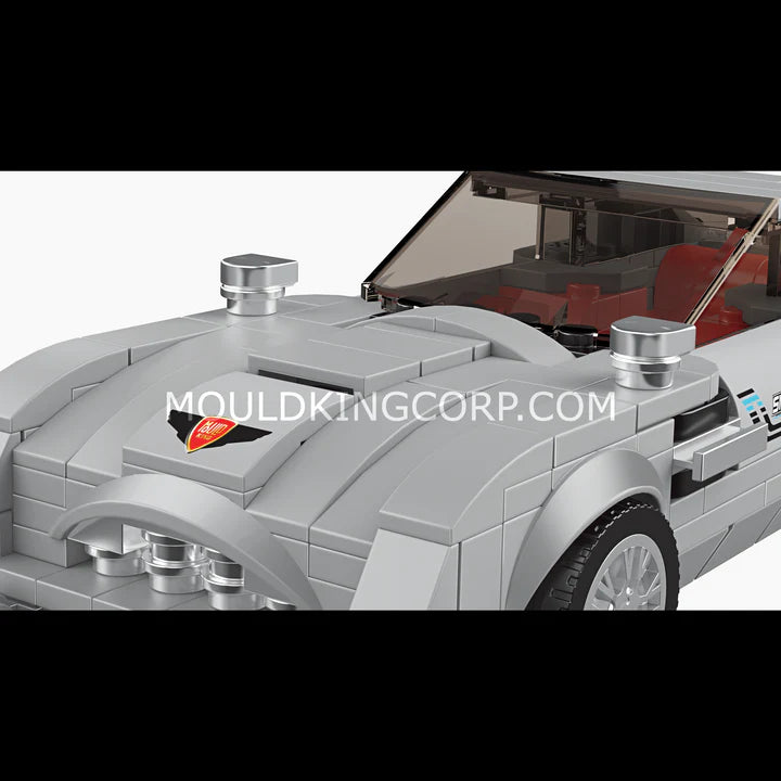 Mould King 27050 Silver Martin 007 Supercar Building Set | 348 Pcs