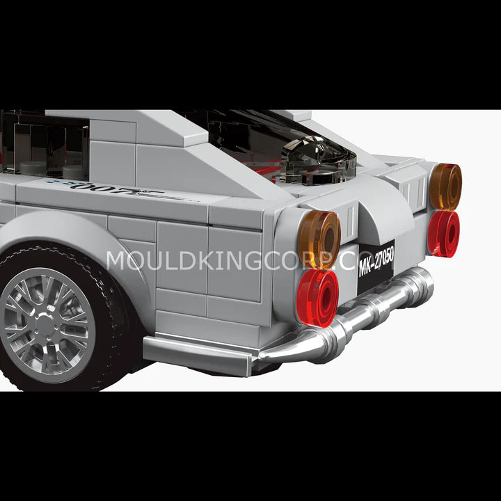 Mould King 27050 Silver Martin 007 Supercar Building Set | 348 Pcs