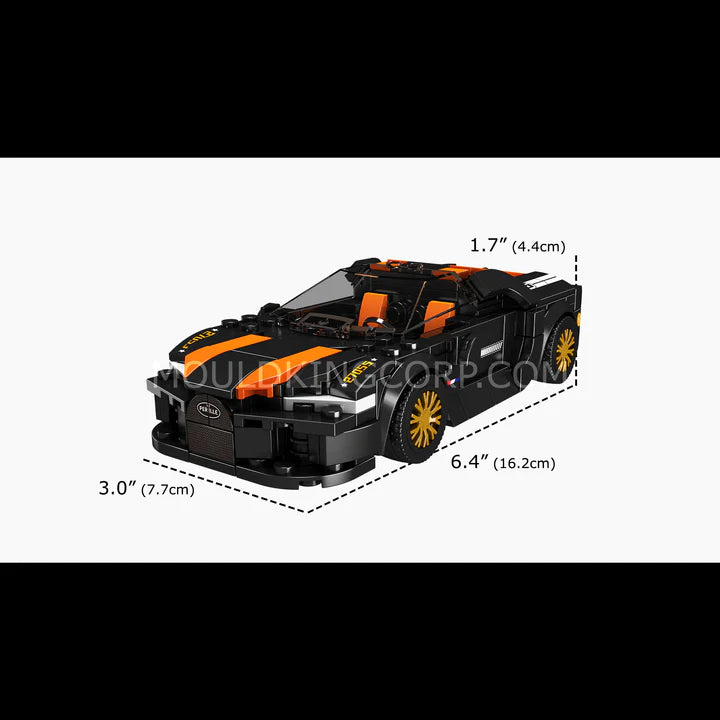 Mould King 27055 Chiron 300+ Supercar Building Set | 386 Pcs